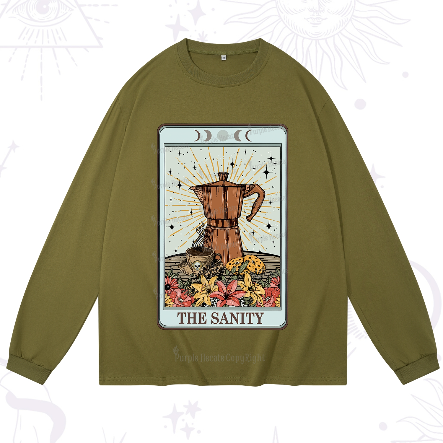 Purplehecate The Sanity Tarot Long Sleeve T-Shirt