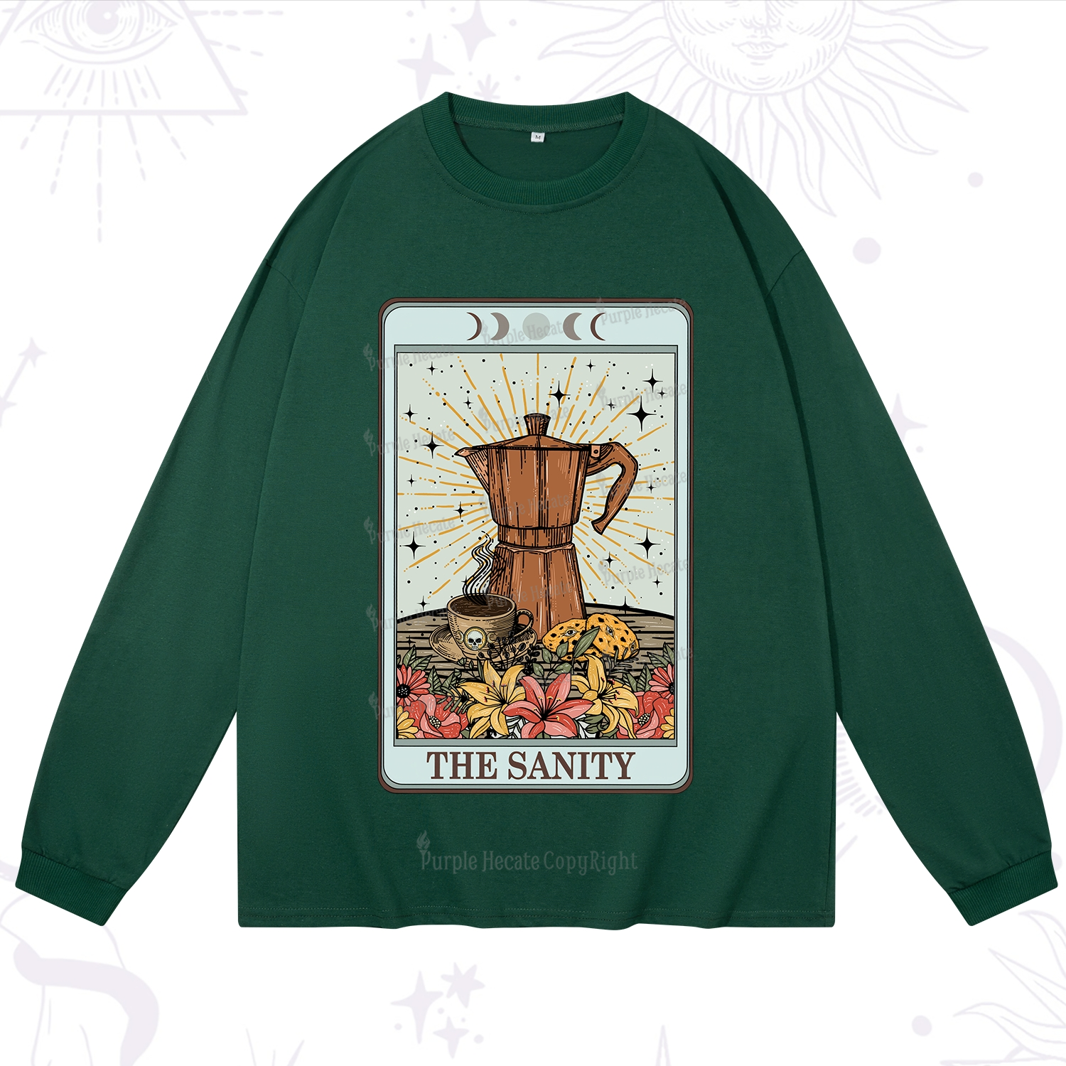 Purplehecate The Sanity Tarot Long Sleeve T-Shirt