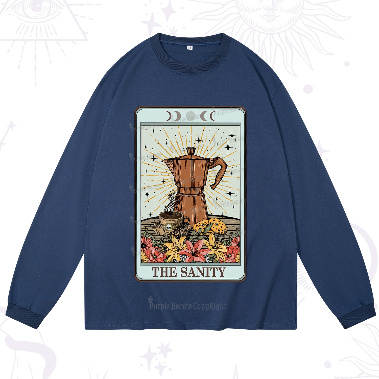 Purplehecate The Sanity Tarot Long Sleeve T-Shirt