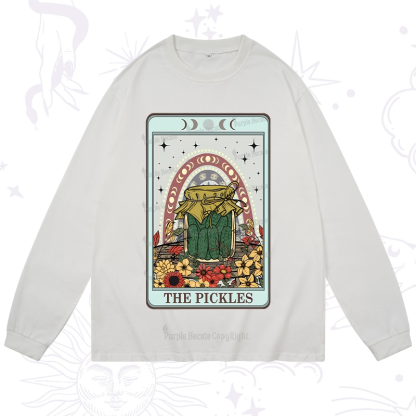 Purplehecate The Pickles Tarot Long Sleeve T-Shirt