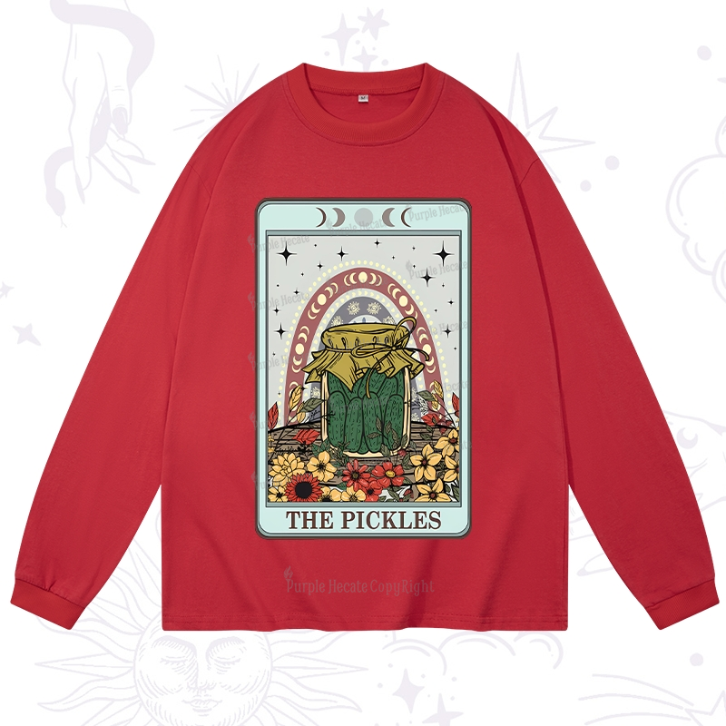 Purplehecate The Pickles Tarot Long Sleeve T-Shirt