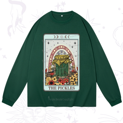 Purplehecate The Pickles Tarot Long Sleeve T-Shirt