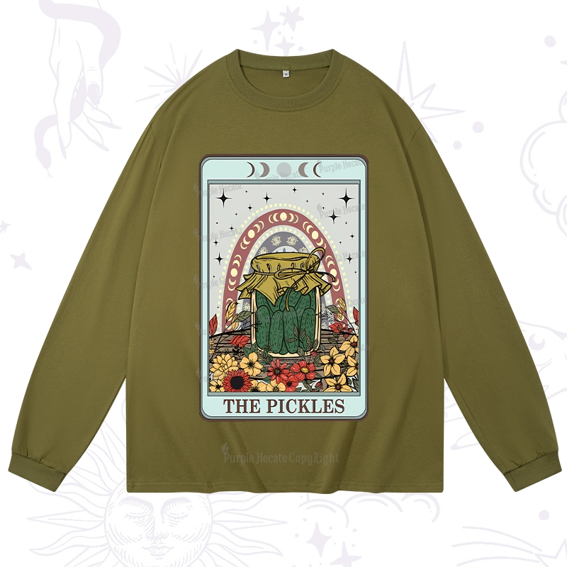 Purplehecate The Pickles Tarot Long Sleeve T-Shirt