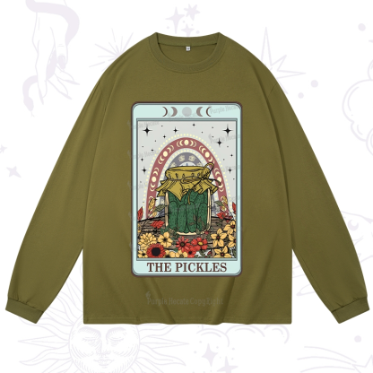 Purplehecate The Pickles Tarot Long Sleeve T-Shirt