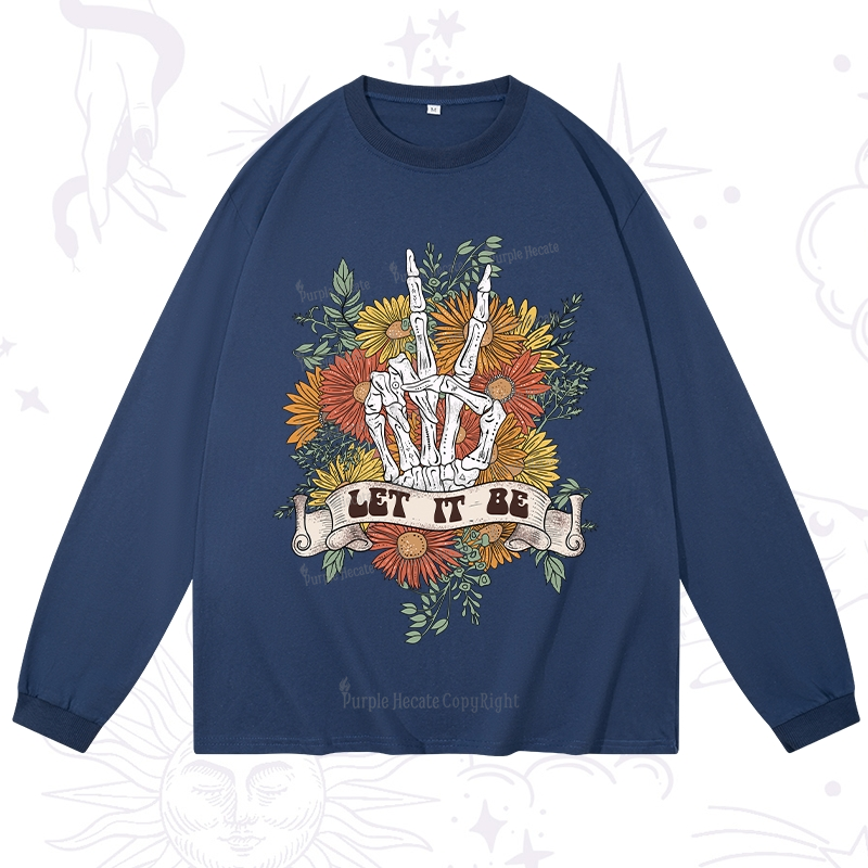 Purplehecate Letting Go Bravely Long Sleeve T-Shirt