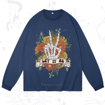 Purplehecate Letting Go Bravely Long Sleeve T-Shirt