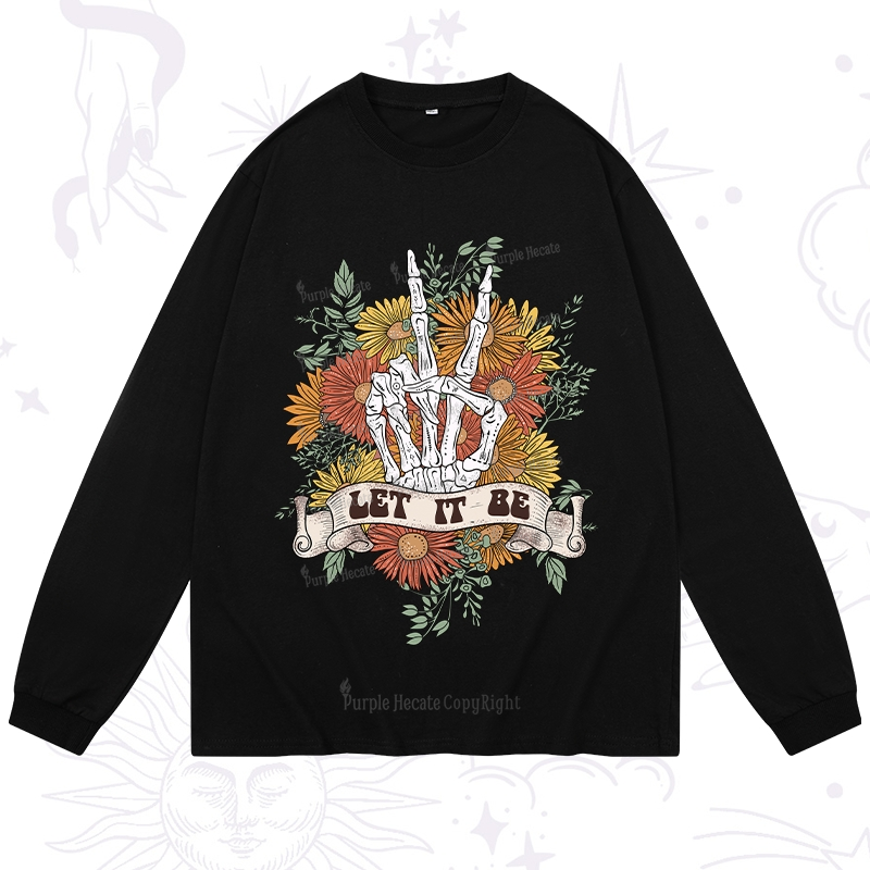 Purplehecate Letting Go Bravely Long Sleeve T-Shirt