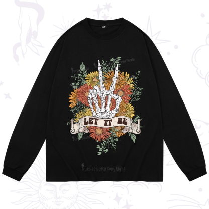 Purplehecate Letting Go Bravely Long Sleeve T-Shirt