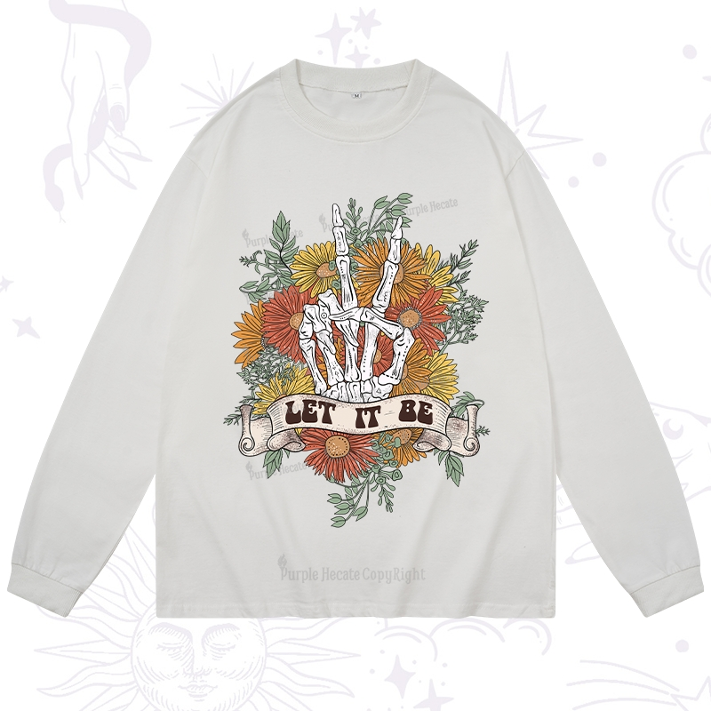 Purplehecate Letting Go Bravely Long Sleeve T-Shirt