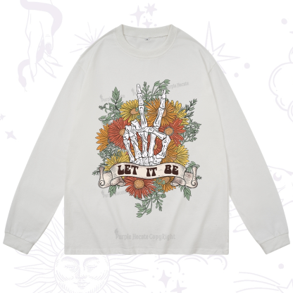 Purplehecate Letting Go Bravely Long Sleeve T-Shirt