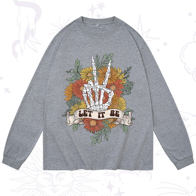 Purplehecate Letting Go Bravely Long Sleeve T-Shirt