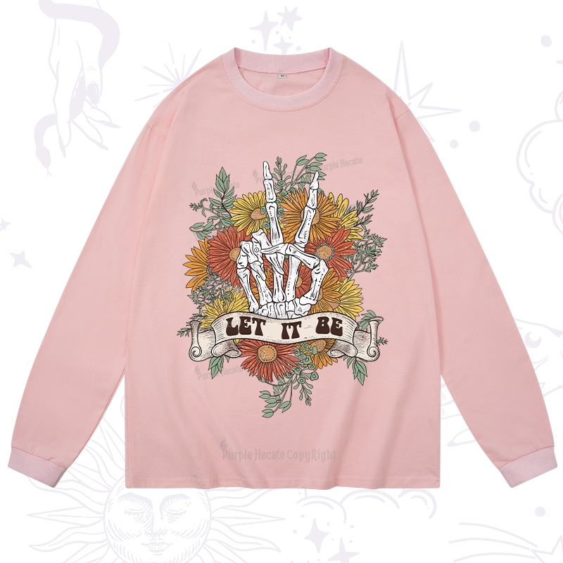 Purplehecate Letting Go Bravely Long Sleeve T-Shirt