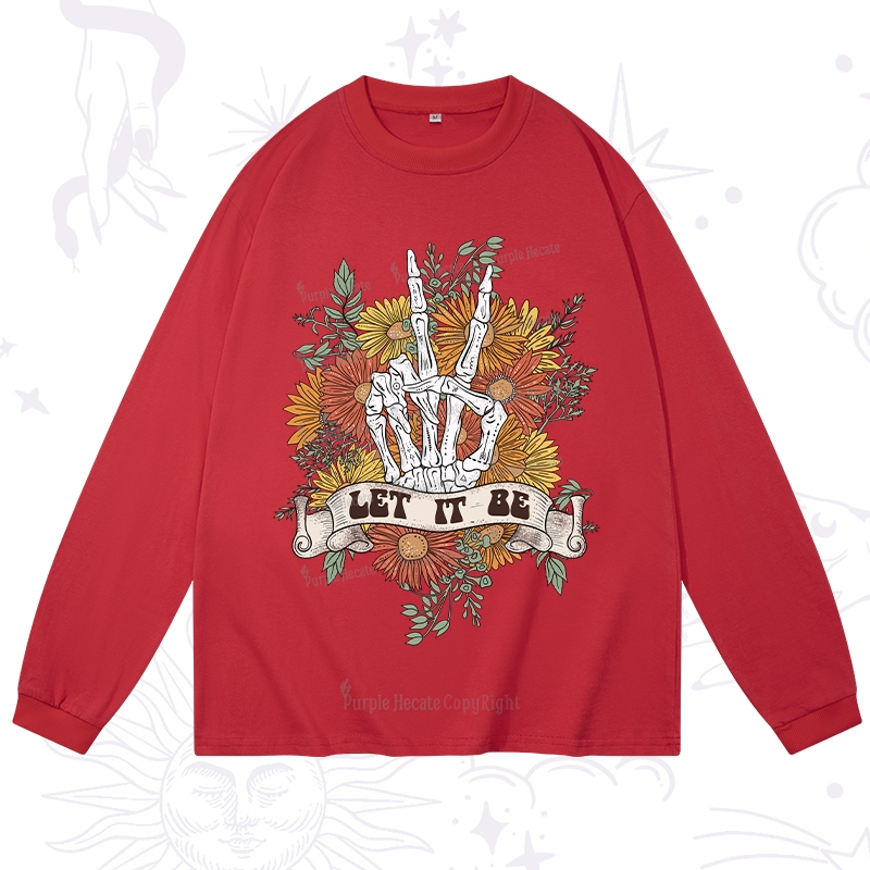 Purplehecate Letting Go Bravely Long Sleeve T-Shirt