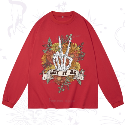 Purplehecate Letting Go Bravely Long Sleeve T-Shirt