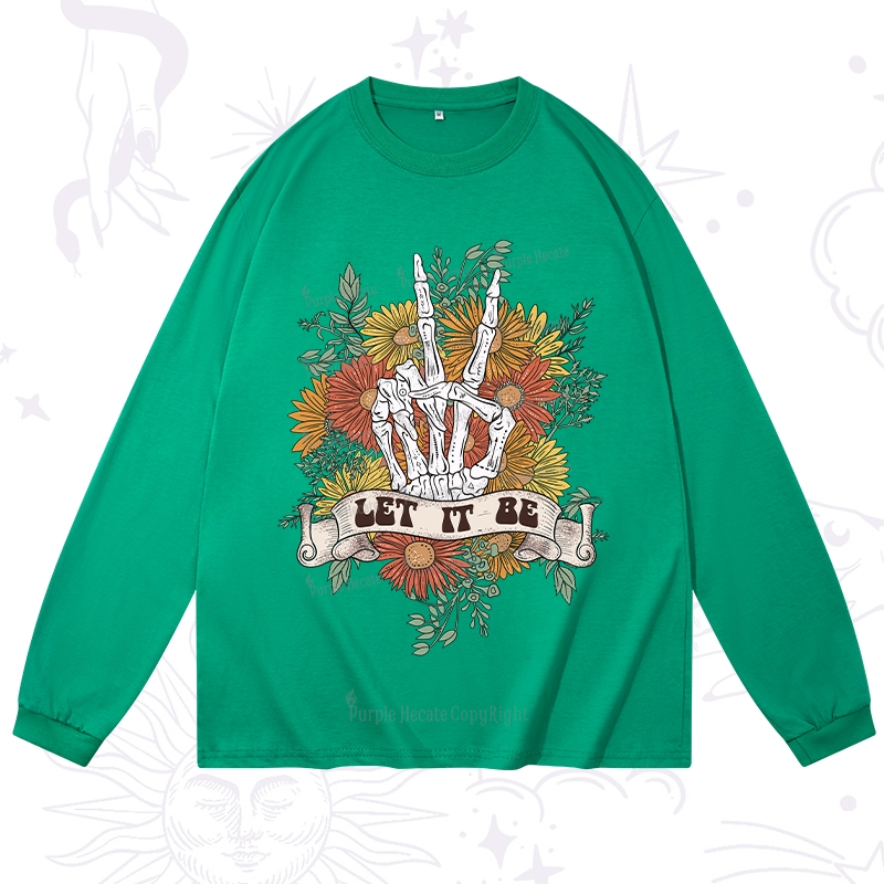 Purplehecate Letting Go Bravely Long Sleeve T-Shirt