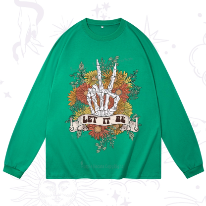 Purplehecate Letting Go Bravely Long Sleeve T-Shirt