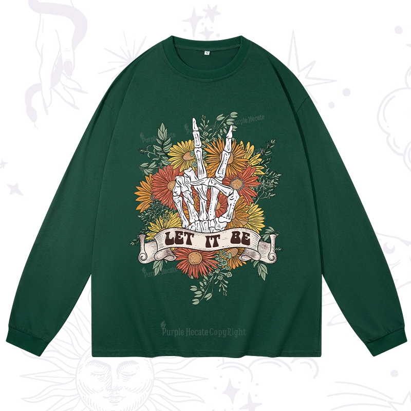 Purplehecate Letting Go Bravely Long Sleeve T-Shirt