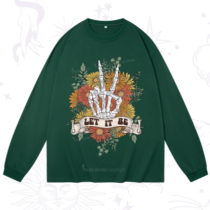 Purplehecate Letting Go Bravely Long Sleeve T-Shirt