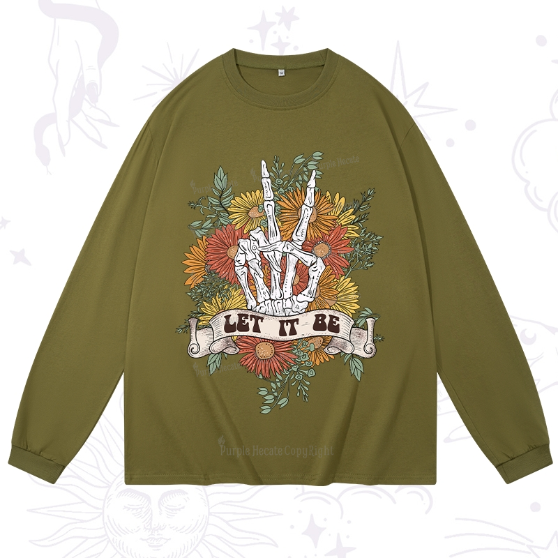 Purplehecate Letting Go Bravely Long Sleeve T-Shirt