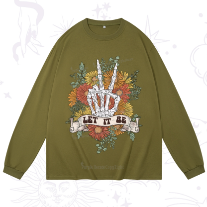 Purplehecate Letting Go Bravely Long Sleeve T-Shirt