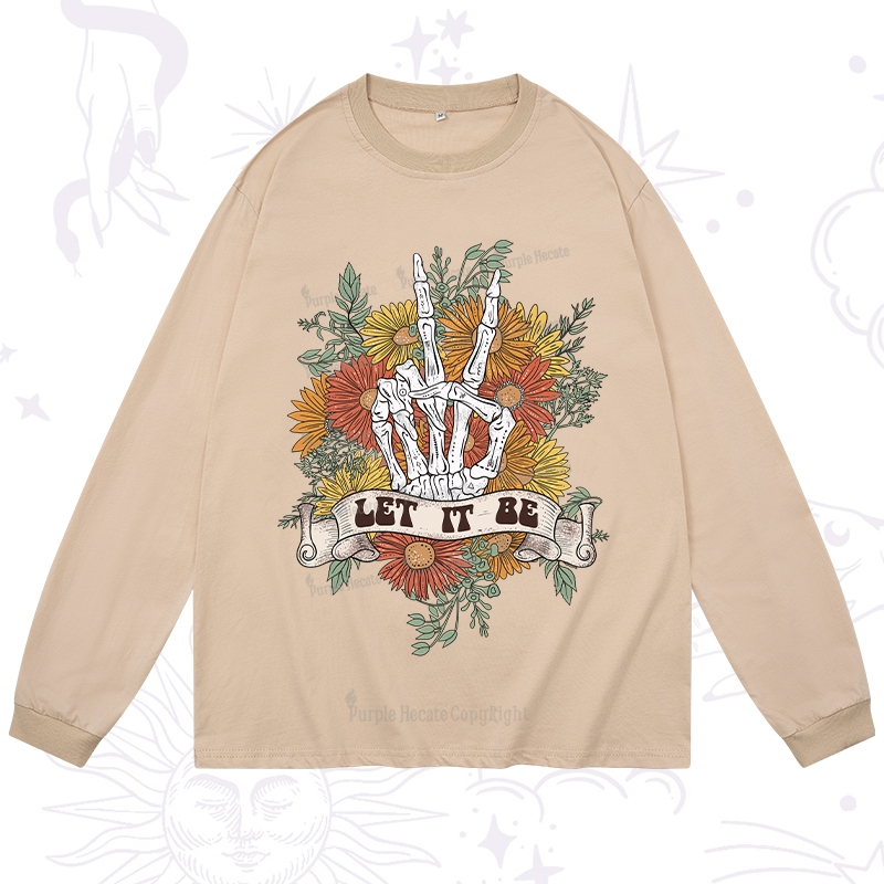 Purplehecate Letting Go Bravely Long Sleeve T-Shirt