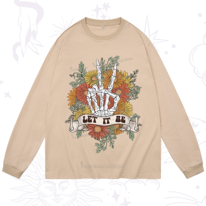 Purplehecate Letting Go Bravely Long Sleeve T-Shirt