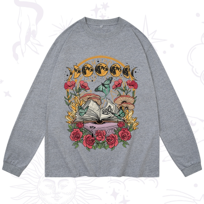 Purplehecate Witchy Book Long Sleeve T-Shirt