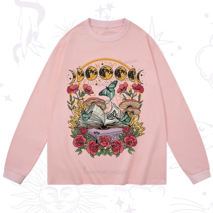 Purplehecate Witchy Book Long Sleeve T-Shirt