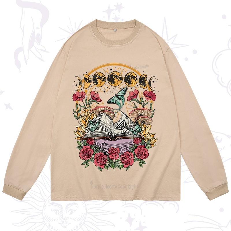 Purplehecate Witchy Book Long Sleeve T-Shirt