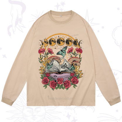 Purplehecate Witchy Book Long Sleeve T-Shirt