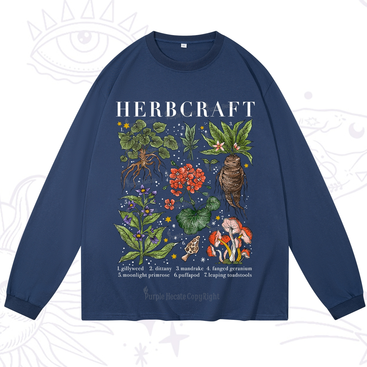 Purplehecate Magical Herbcraft Long Sleeve T-Shirt