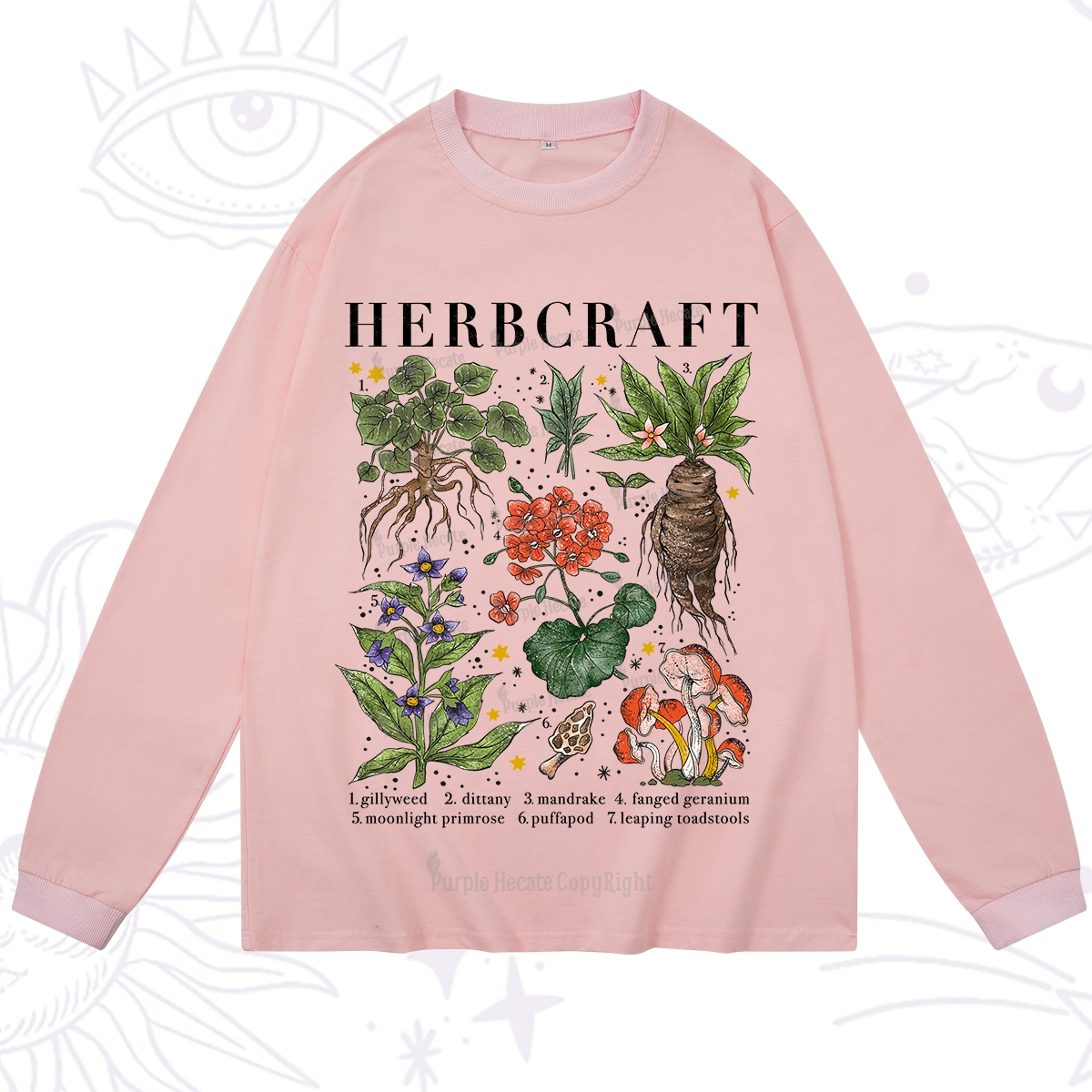 Purplehecate Magical Herbcraft Long Sleeve T-Shirt