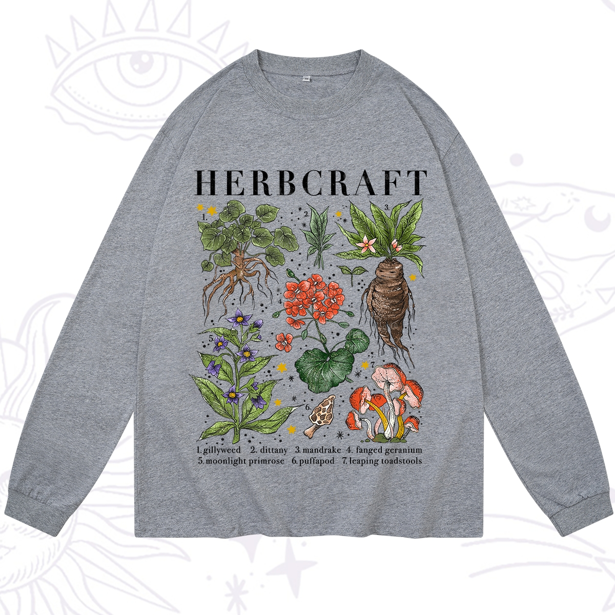 Purplehecate Magical Herbcraft Long Sleeve T-Shirt