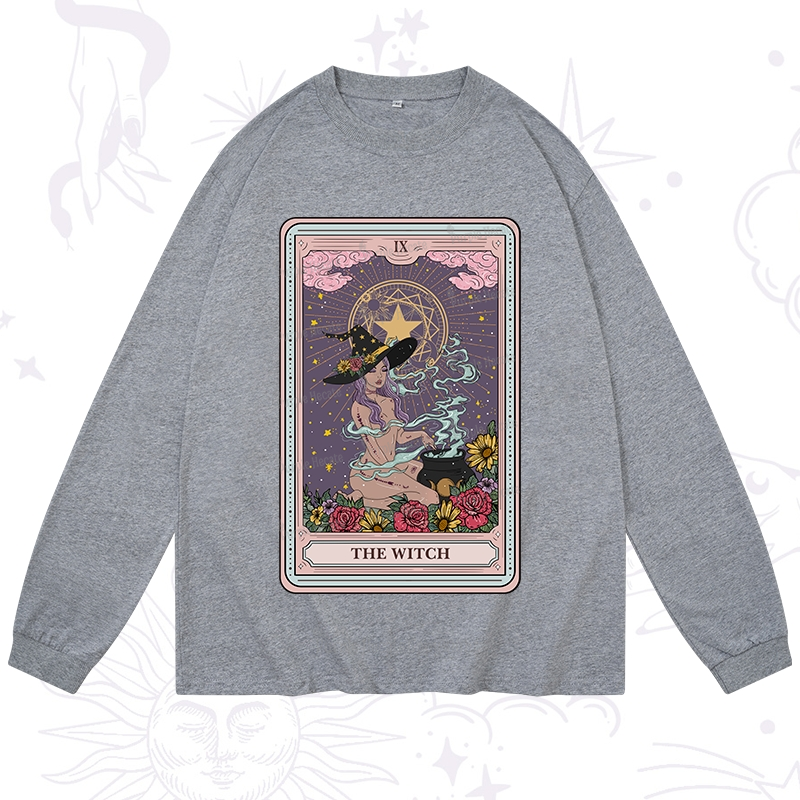 Purplehecate The Witch Tarot Long Sleeve T-Shirt