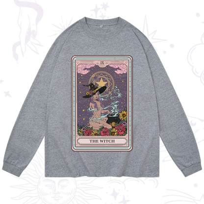 Purplehecate The Witch Tarot Long Sleeve T-Shirt