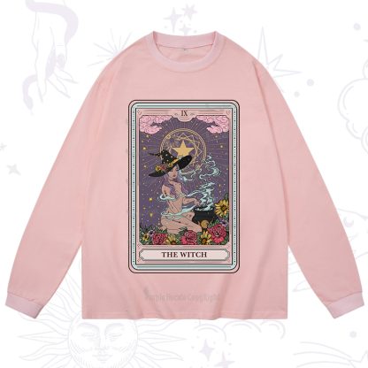Purplehecate The Witch Tarot Long Sleeve T-Shirt