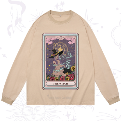 Purplehecate The Witch Tarot Long Sleeve T-Shirt