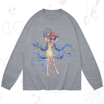 Purplehecate Aquarius In Astrology Zodiac Long Sleeve T-Shirt
