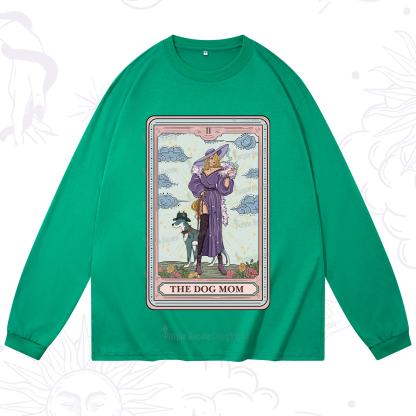 Purplehecate The Dog Mom Tarot Long Sleeve T-Shirt