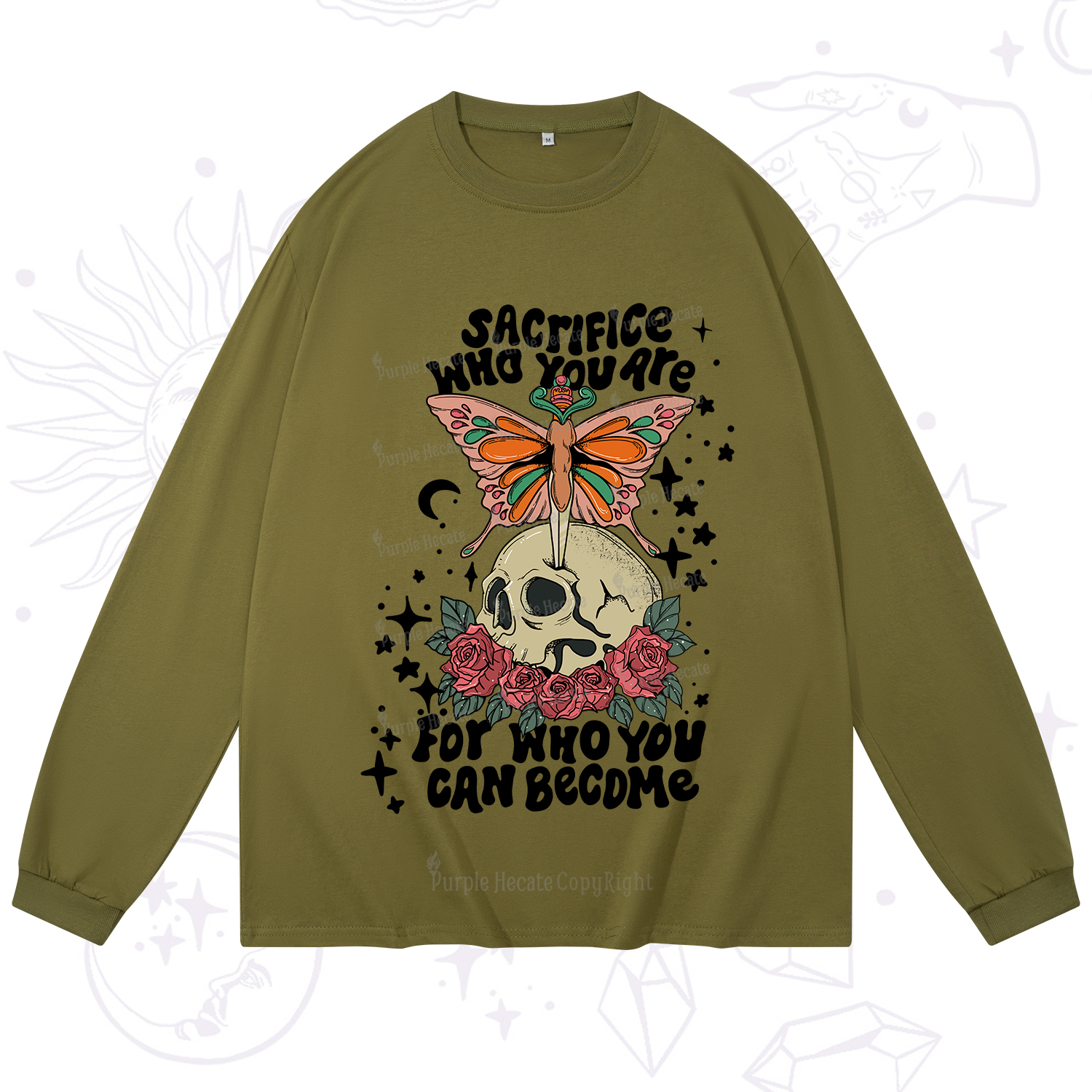 Purplehecate For Who You Can Become Long Sleeve T-Shirt