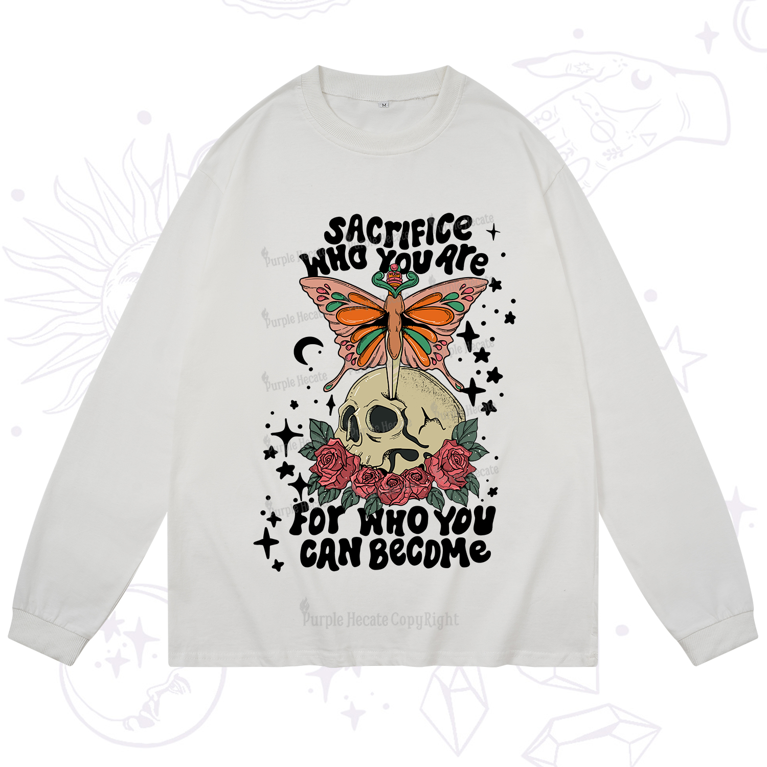 Purplehecate For Who You Can Become Long Sleeve T-Shirt