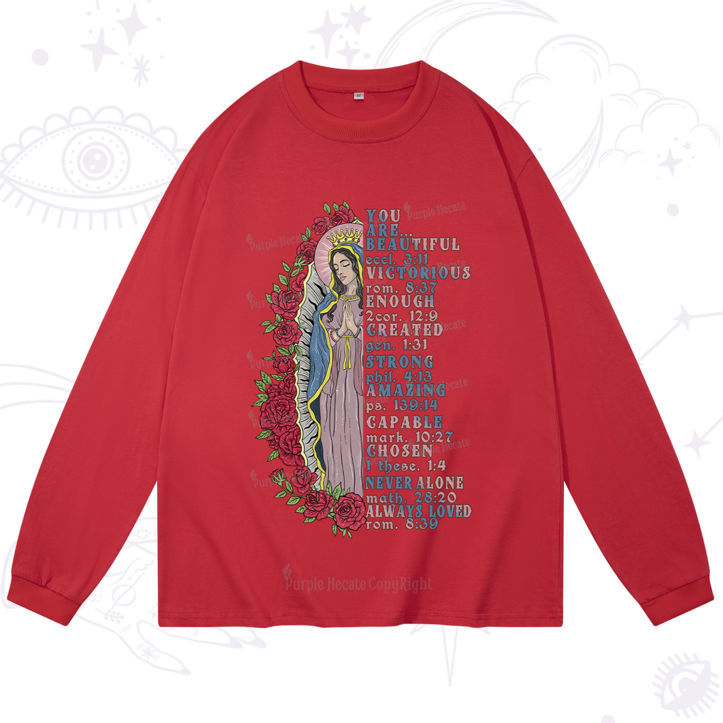 Purplehecate Biblical Blessings Long Sleeve T-Shirt