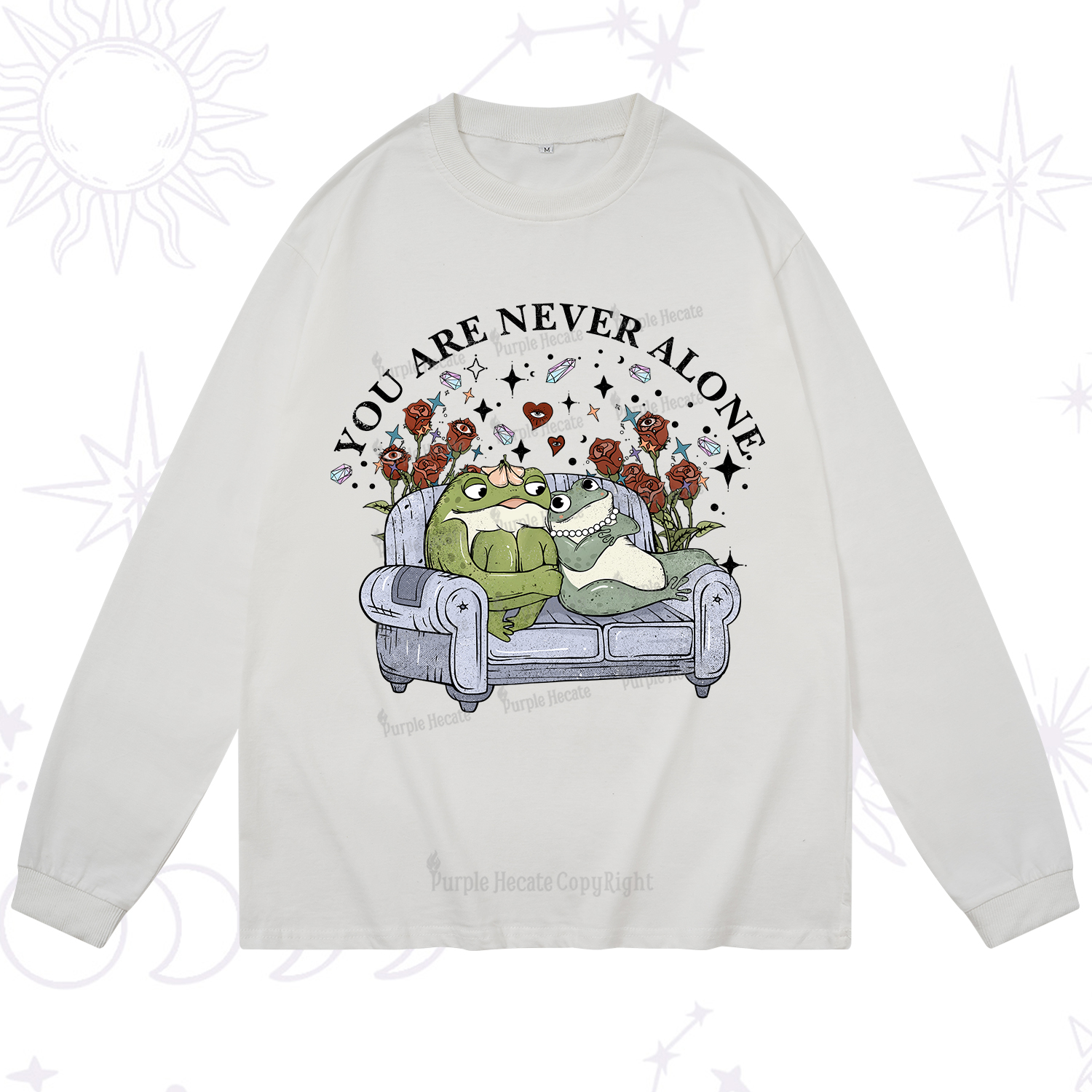 Purplehecate Your Are Never Alone Long Sleeve T-Shirt