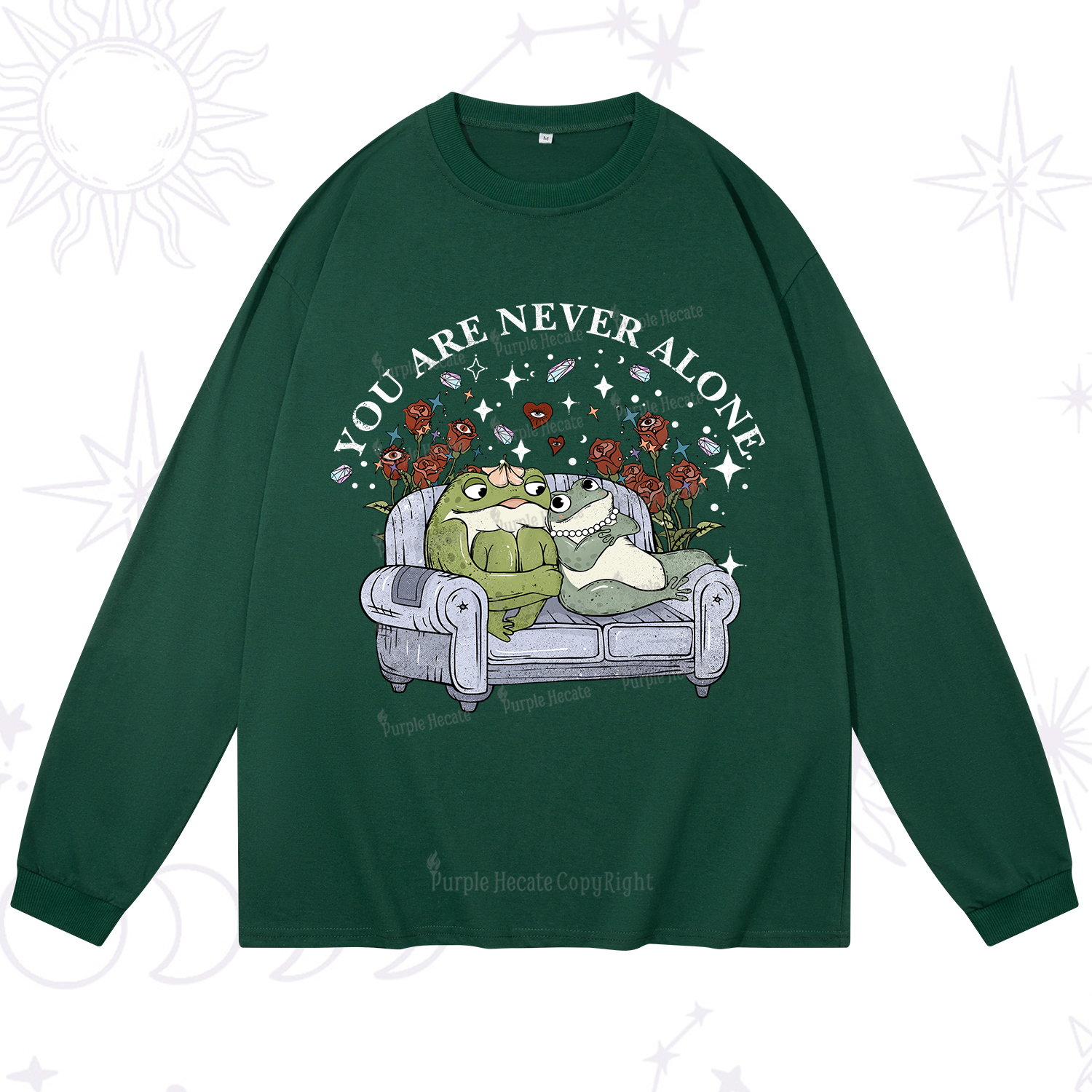 Purplehecate Your Are Never Alone Long Sleeve T-Shirt