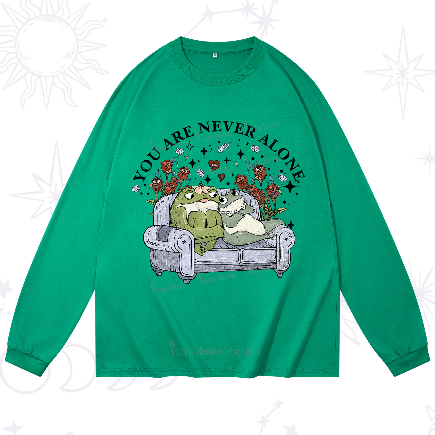 Purplehecate Your Are Never Alone Long Sleeve T-Shirt