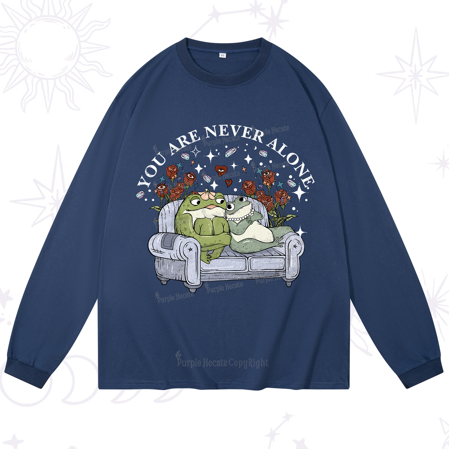 Purplehecate Your Are Never Alone Long Sleeve T-Shirt