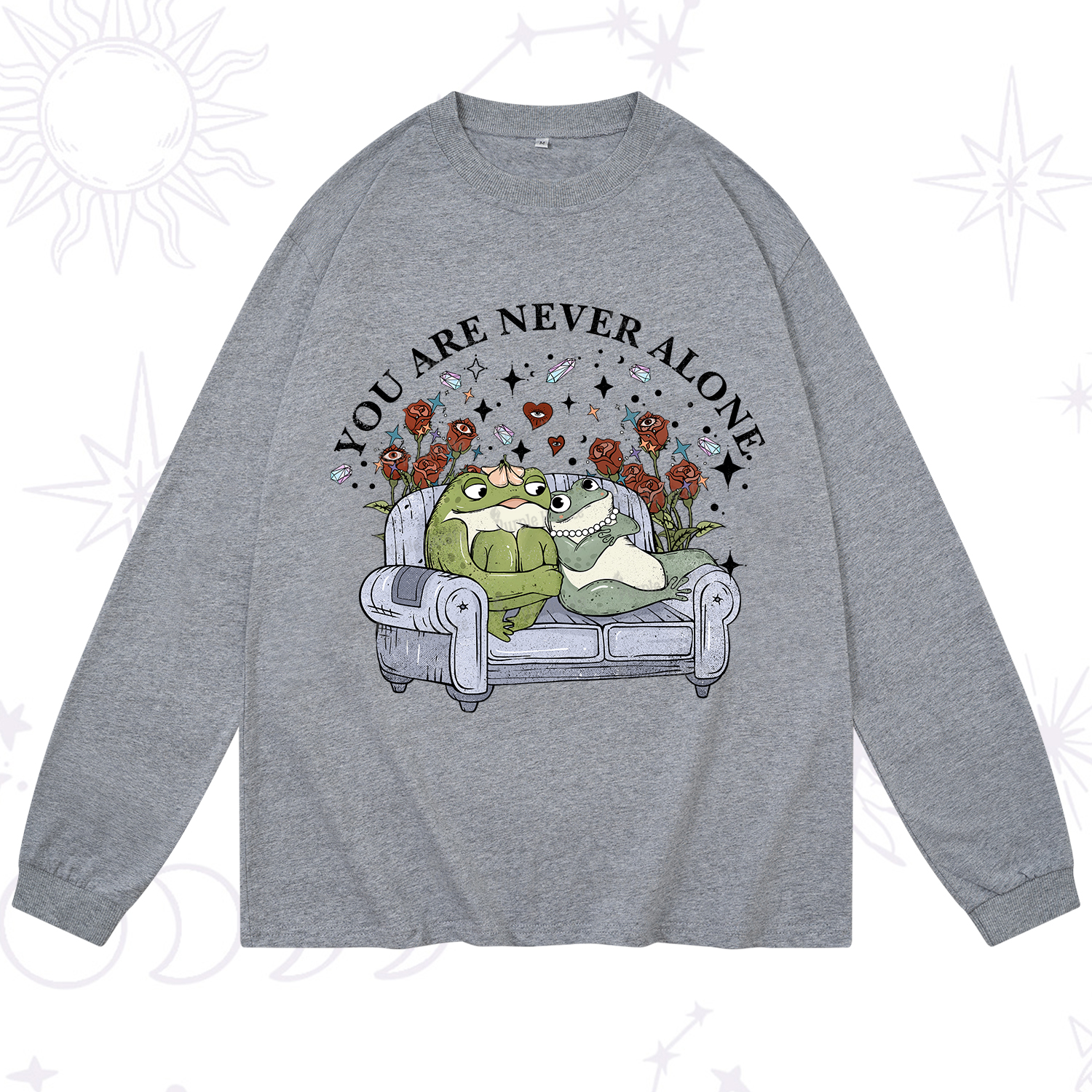 Purplehecate Your Are Never Alone Long Sleeve T-Shirt