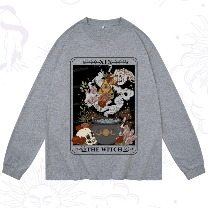Purplehecate The Witch Tarot Long Sleeve T-Shirt