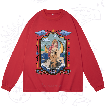 Purplehecate Selkie Woman Long Sleeve T-Shirt