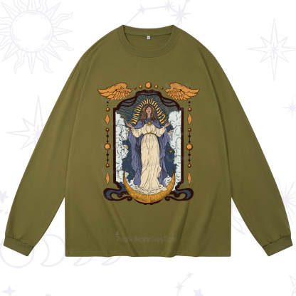 Purplehecate Holy Guardian Long Sleeve T-Shirt